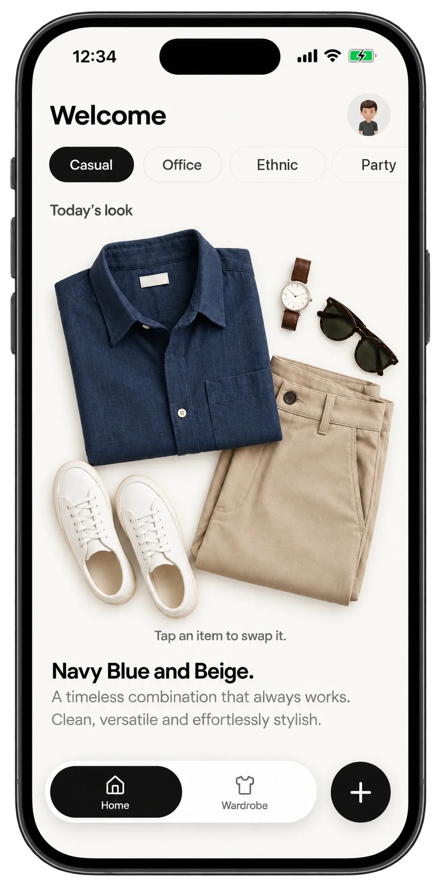 Mocknira daily outfit curator app for iPhone